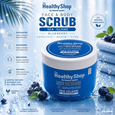 Healthy Shop - Face & Body Scrub Sea Island Blueberry - 500 ml