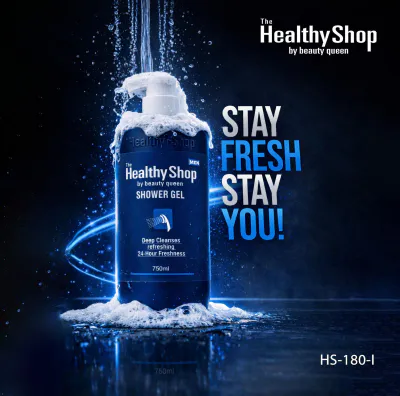 Healthy Shop - Shower GEL For MEN Refreshing - Blue 750ml