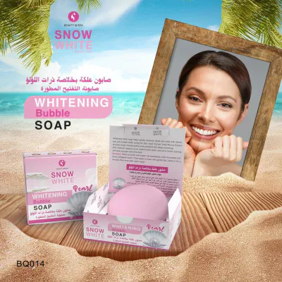 Snow White - Pearl Whitiening Bubble Soap 80g